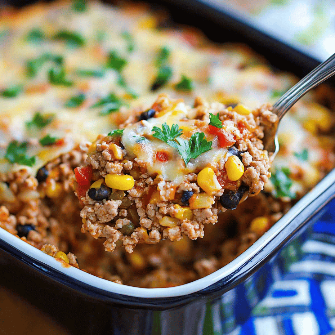 Ground Turkey Casserole Recipe – A Cozy Favorite from My Family Table