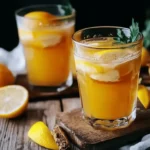 Natural Mounjaro Recipe: A Delicious Brazilian Wellness Elixir to Boost Energy & Curb Cravings 2 Refreshing Natural Mounjaro drink with lemon slices and fresh parsley