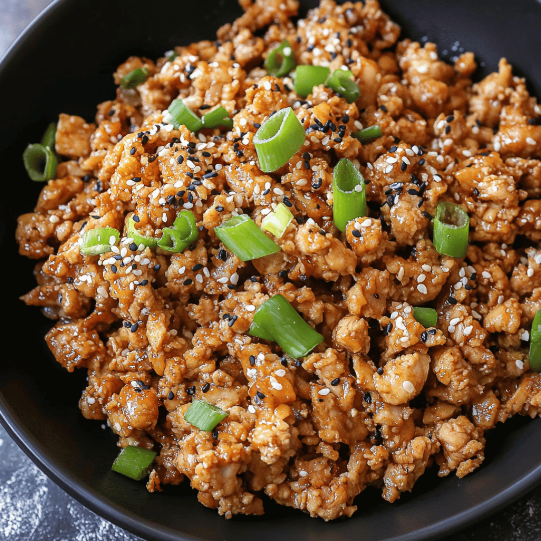 Sesame Ground Chicken – A Sweet & Savory Weeknight Favorite