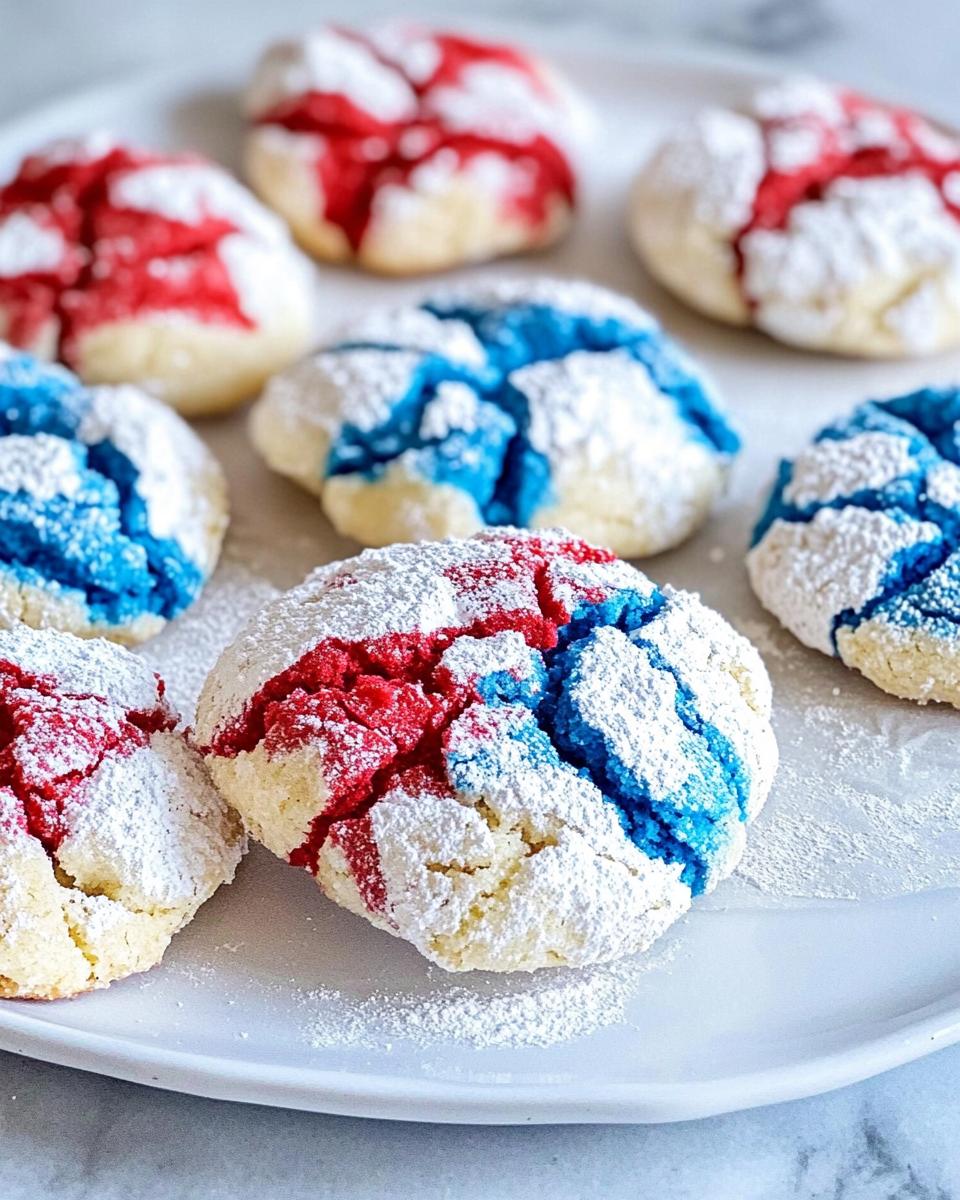 4th of July Crinkle Cookies - detail 1