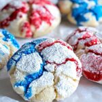 4th of July Crinkle Cookies 6 4th of July Crinkle Cookies