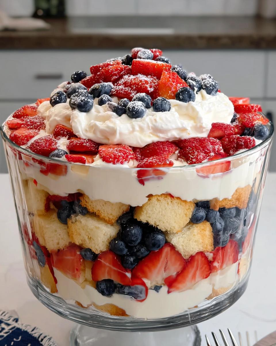 4th of July Trifle - detail 1