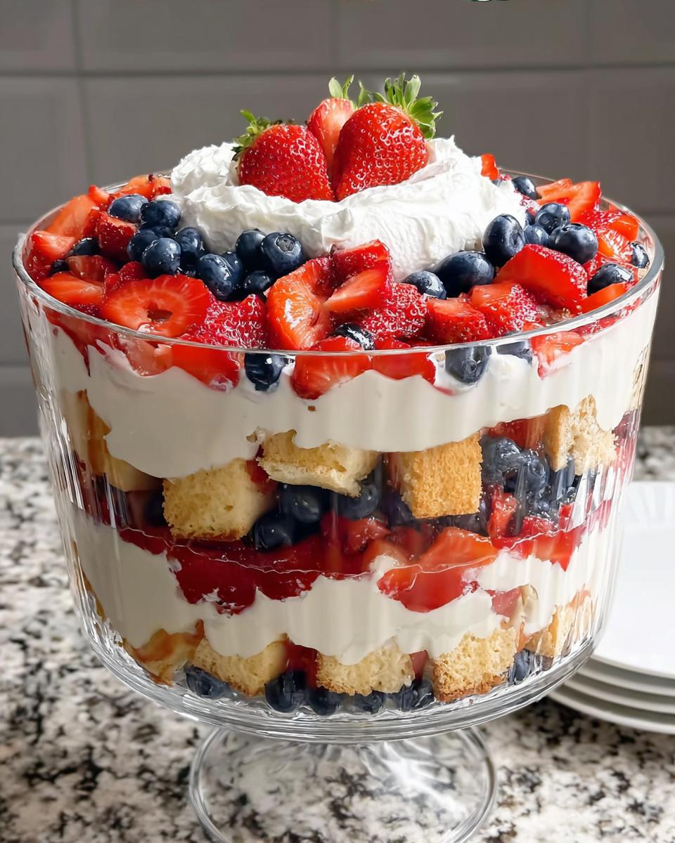 4th of July Trifle - detail 2