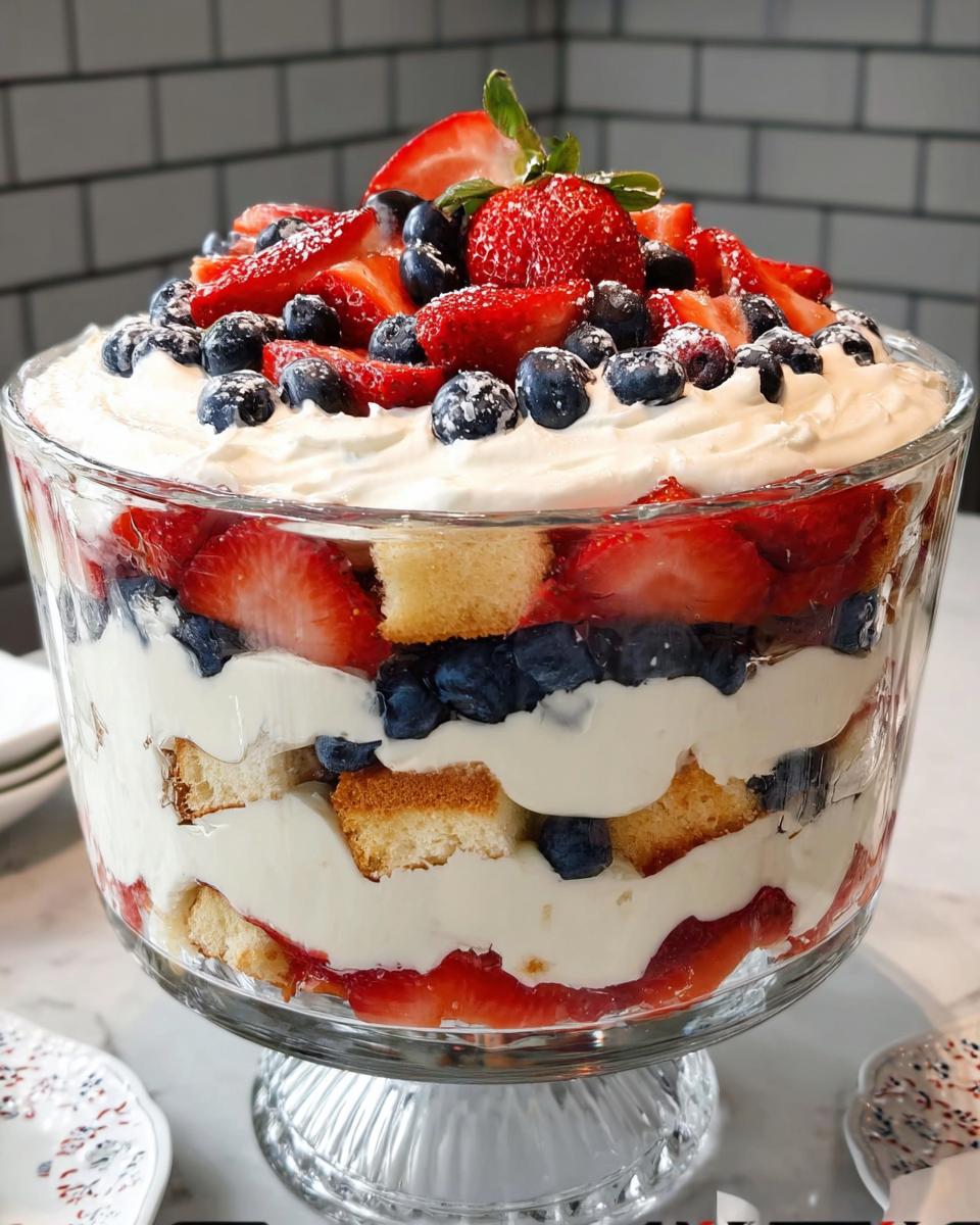4th of July Trifle - detail 3
