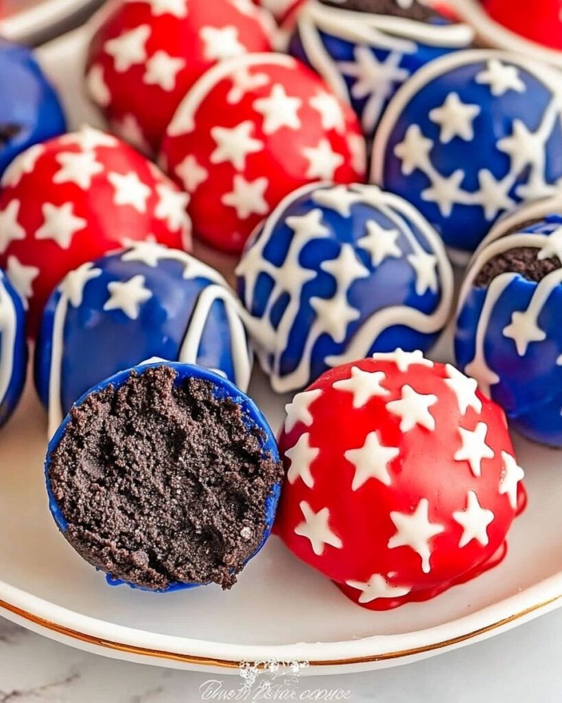4th of July Oreo Balls Recipe 4 4th of July Oreo Balls Recipe