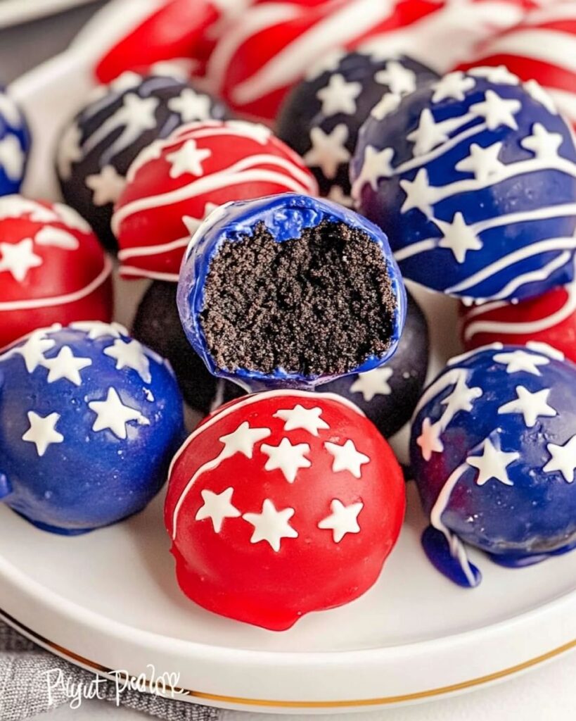 4th of July Oreo Balls Recipe 5 4th of July Oreo Balls Recipe