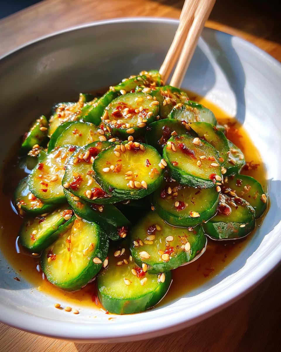 Asian Cucumber Salad - detail 1