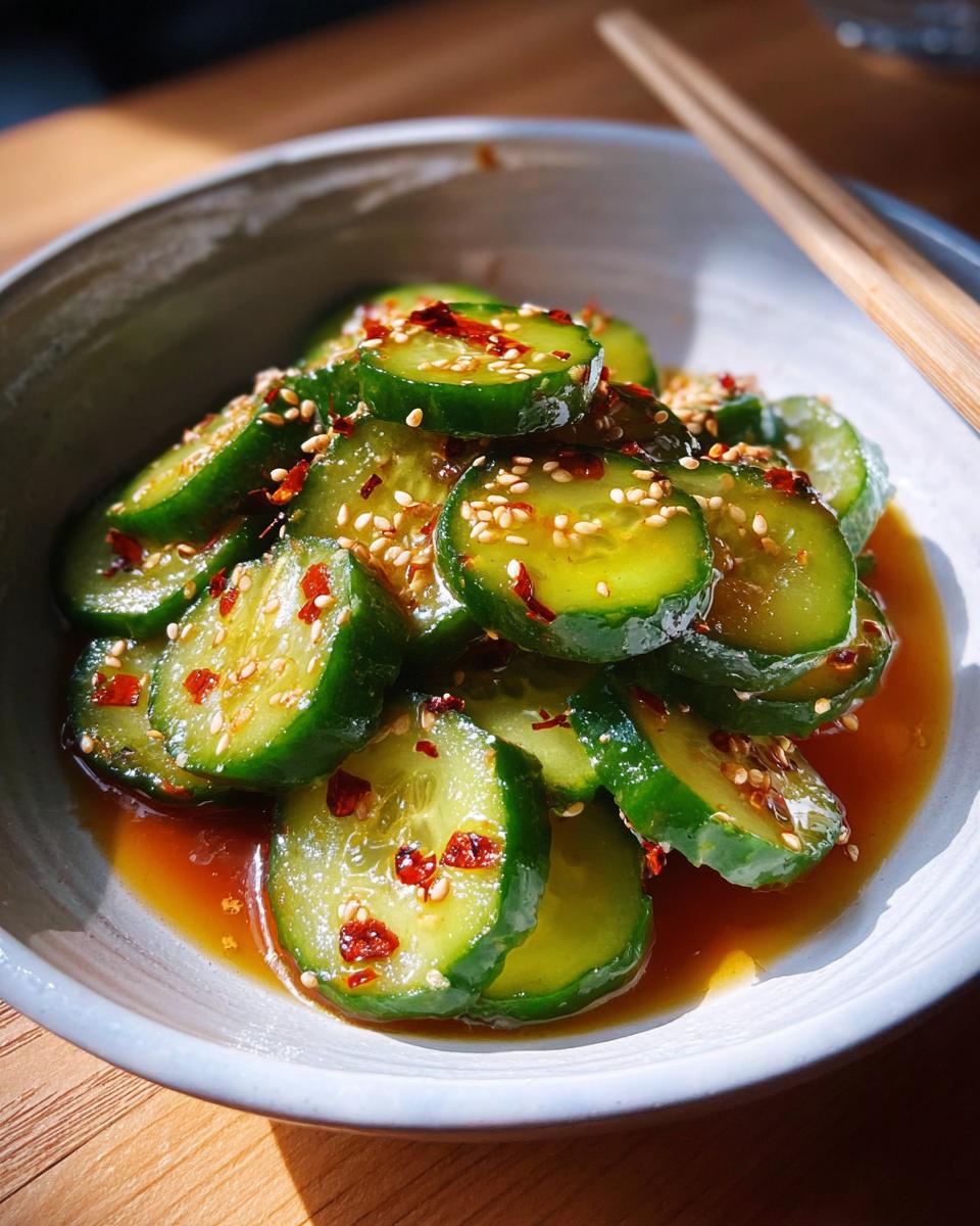 Asian Cucumber Salad - detail 2