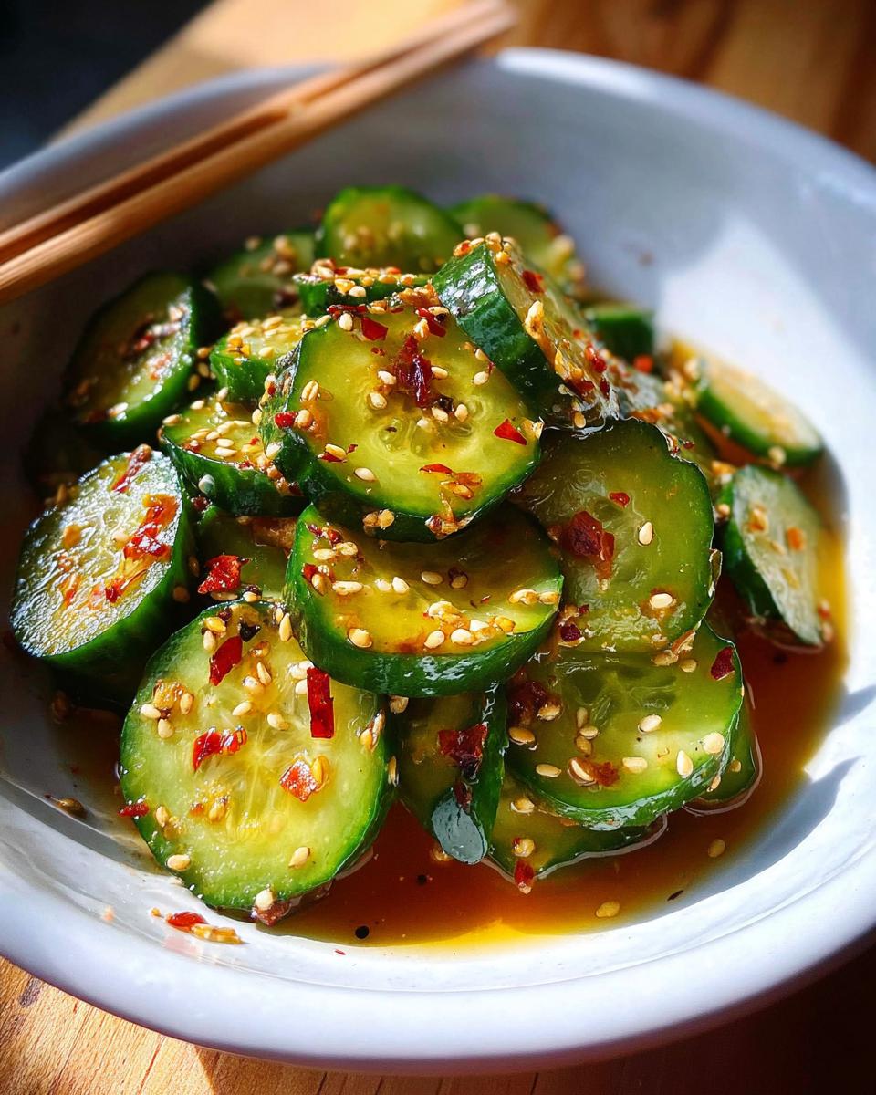 Asian Cucumber Salad - detail 3