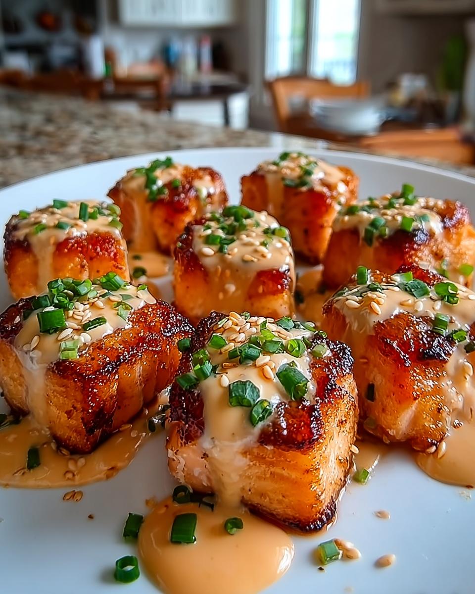 Bang Bang Salmon Bites - detail 1
