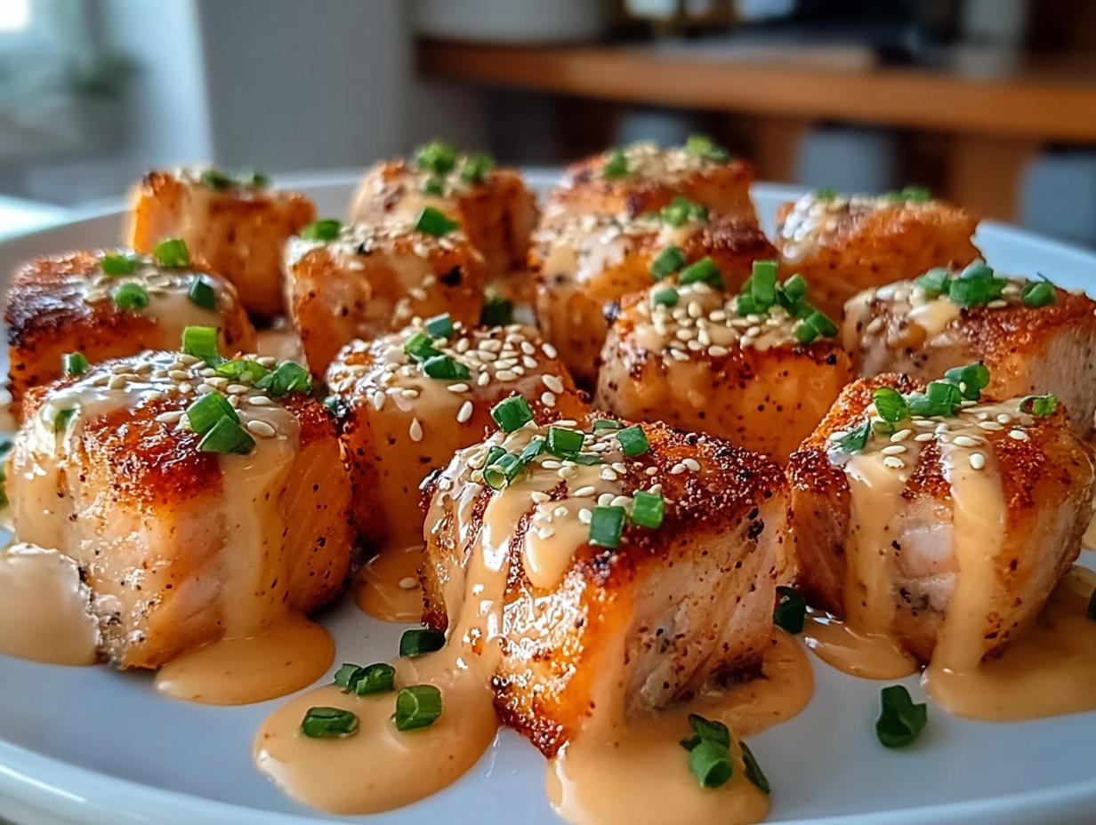 Bang Bang Salmon Bites