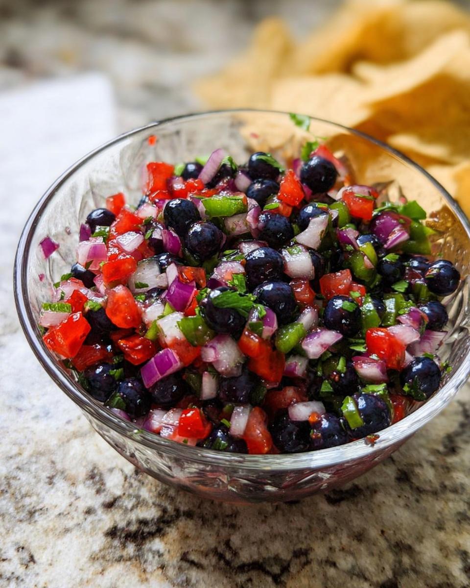 Blueberry Salsa - detail 1