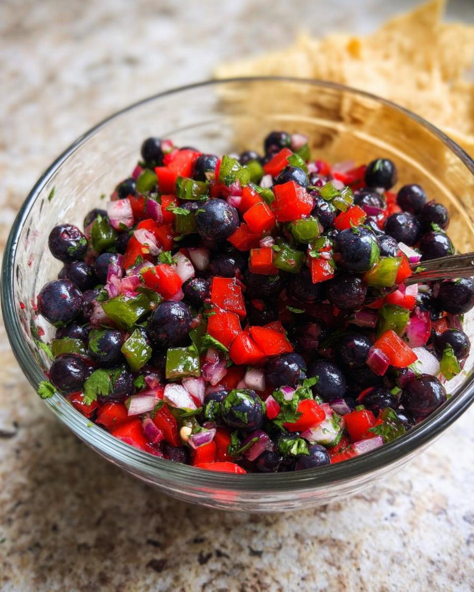 Blueberry Salsa - detail 2