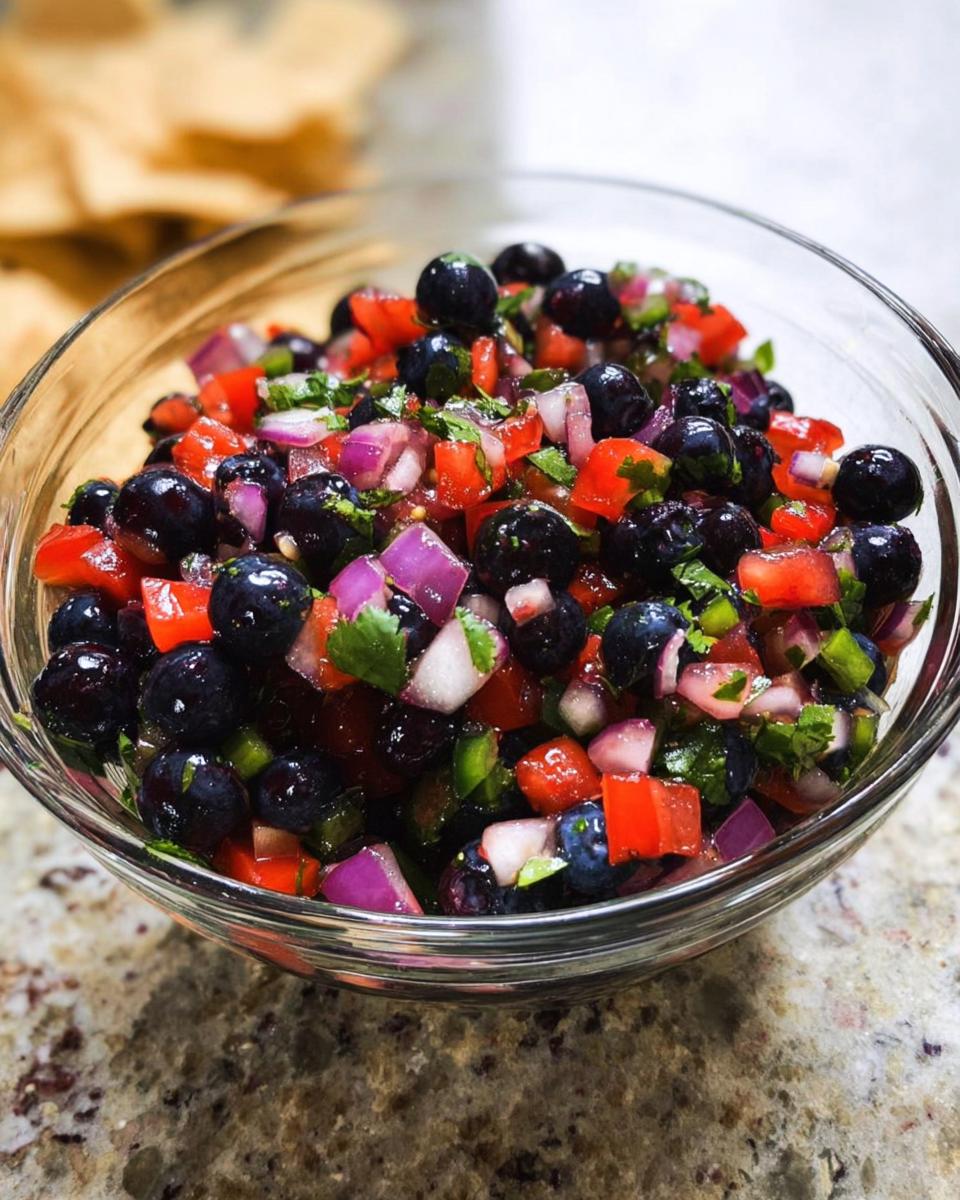 Blueberry Salsa - detail 4