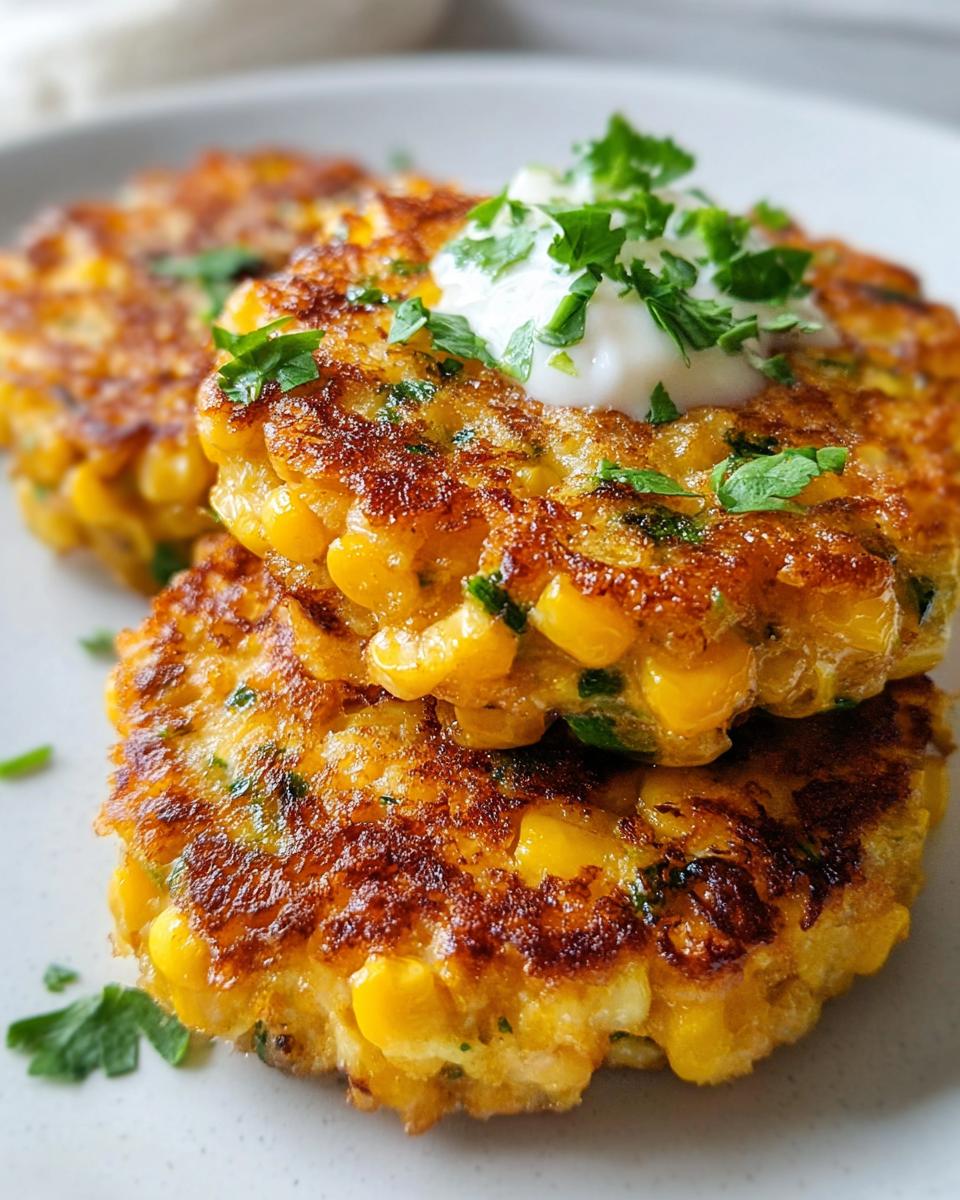 Cheesy Corn Fritters - detail 1