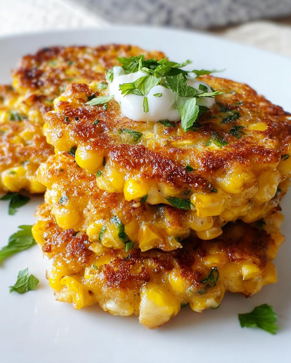 Cheesy Corn Fritters - detail 3