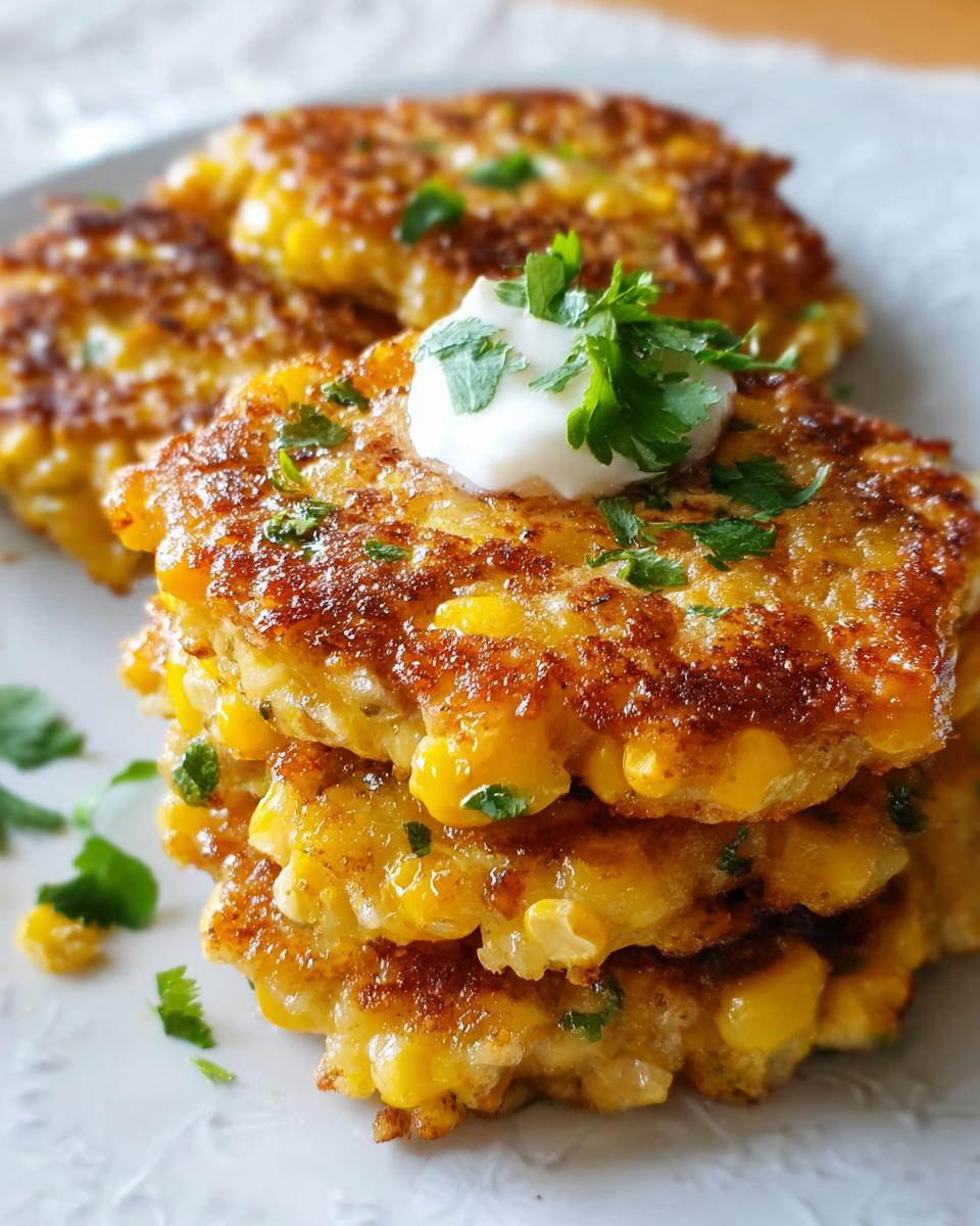 Cheesy Corn Fritters - detail 4