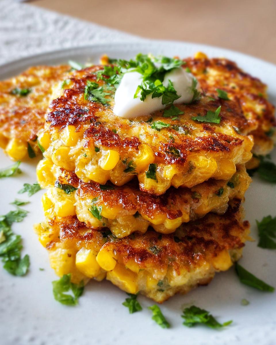 Cheesy Corn Fritters - detail 5