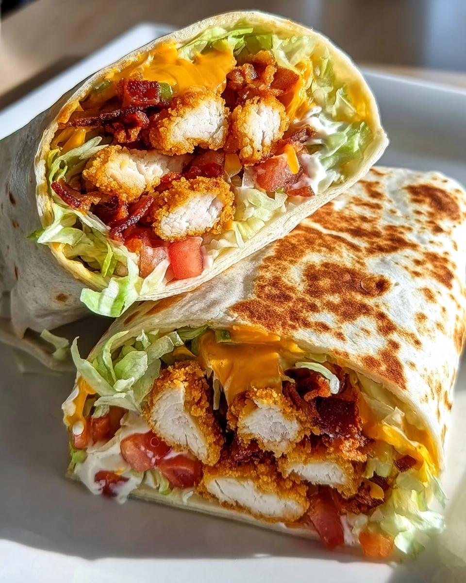 Crispy Chicken Bacon Ranch Wrap - detail 2