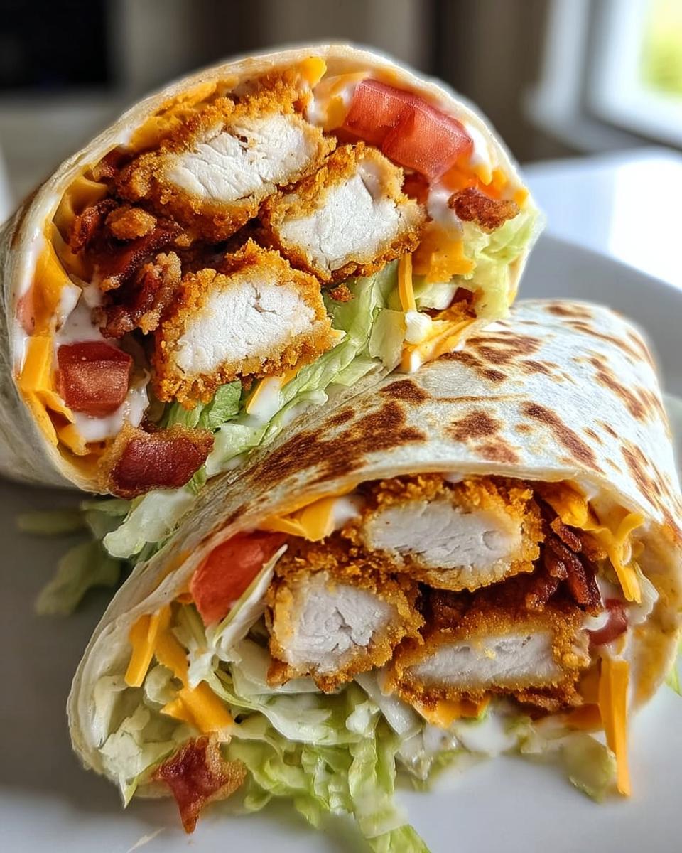 Crispy Chicken Bacon Ranch Wrap - detail 3