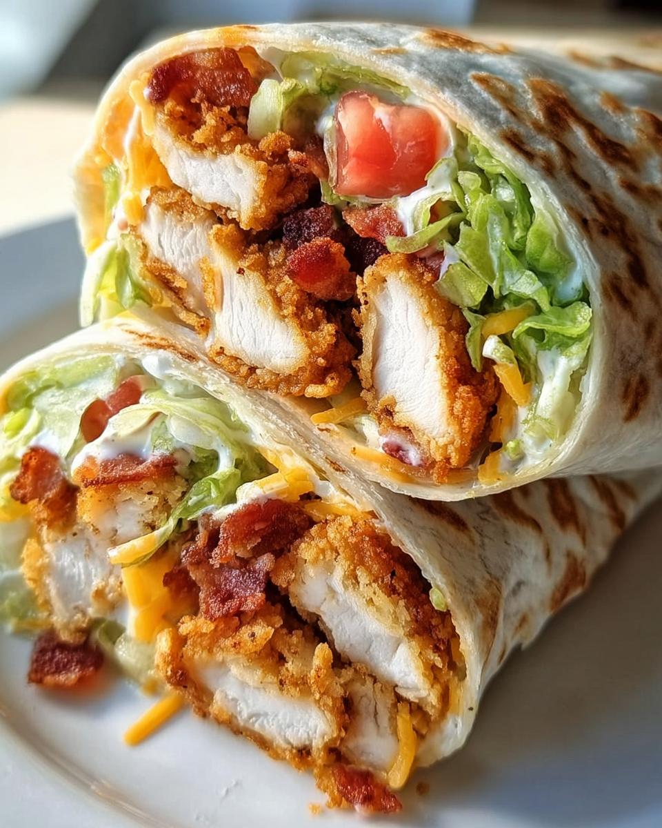 Crispy Chicken Bacon Ranch Wrap - detail 4