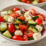 Cucumber Caprese Salad 10 Cucumber Caprese Salad