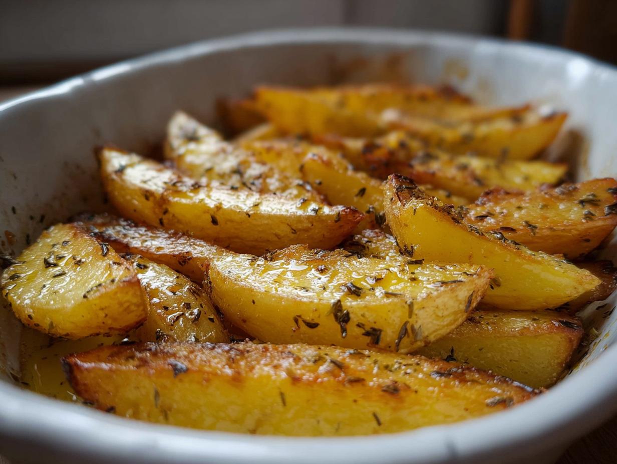 Crispy Greek Potatoes