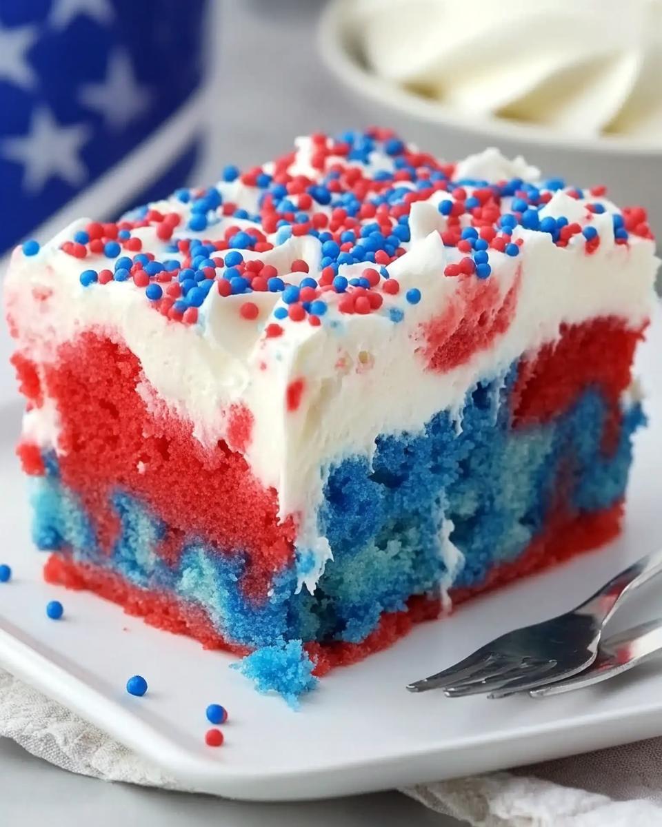 Poke Cake - detail 1