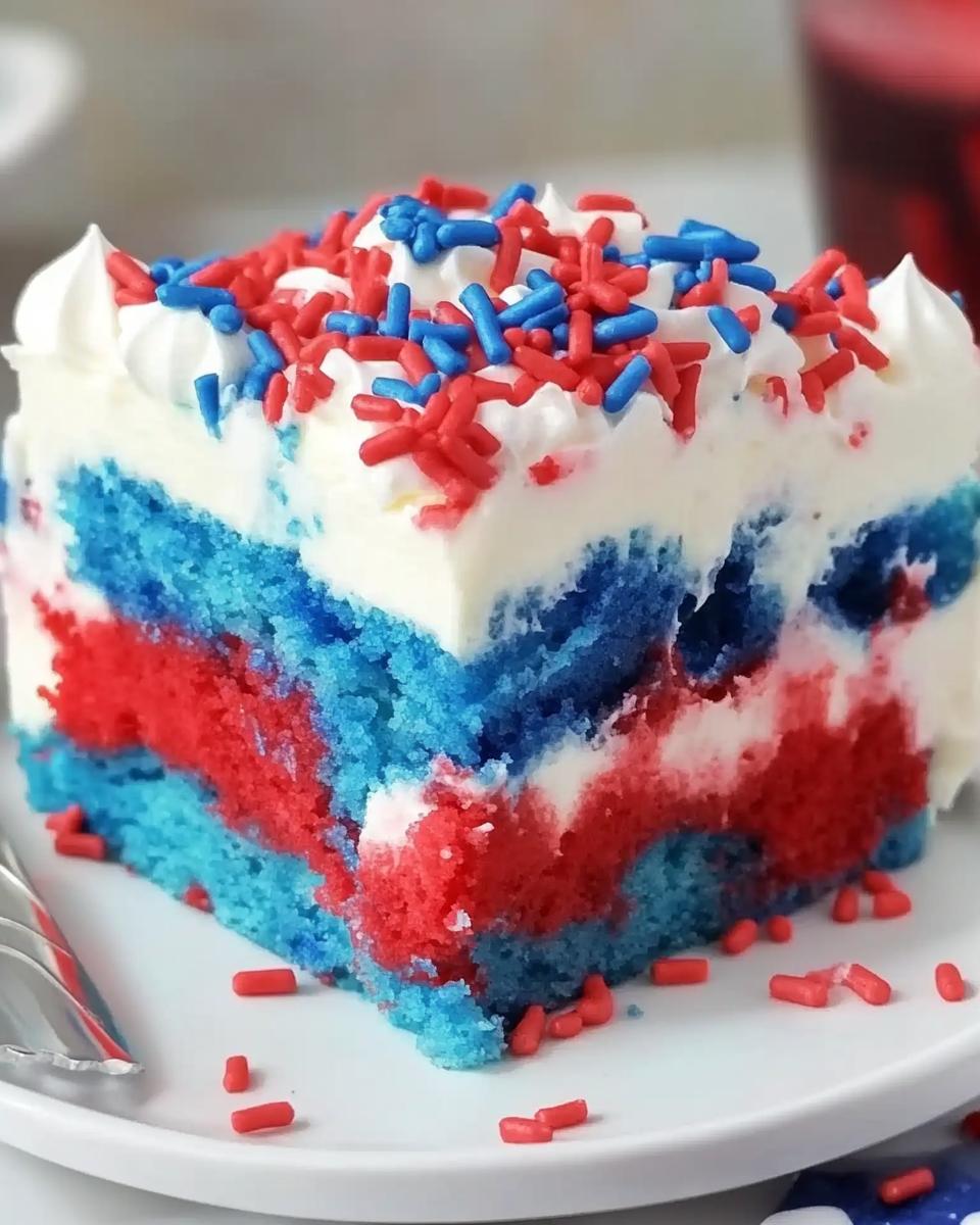 Poke Cake - detail 2