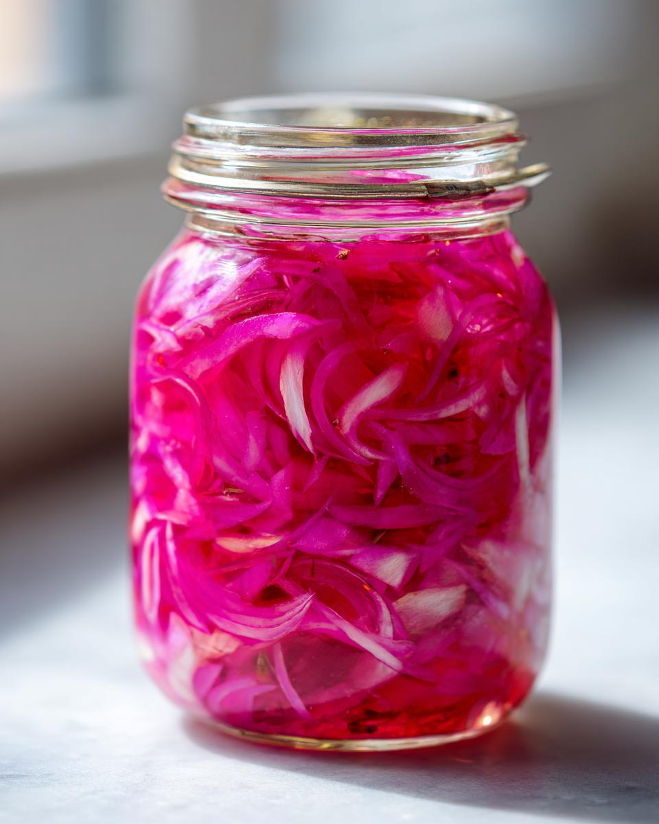 Quick Pickled Red Onions - detail 1