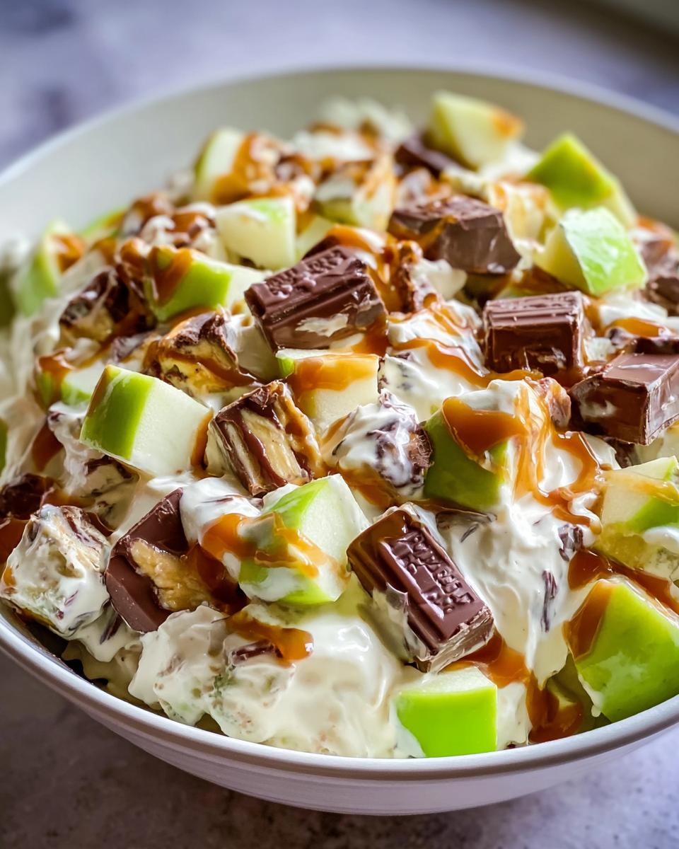 Snicker Apple Salad - detail 1