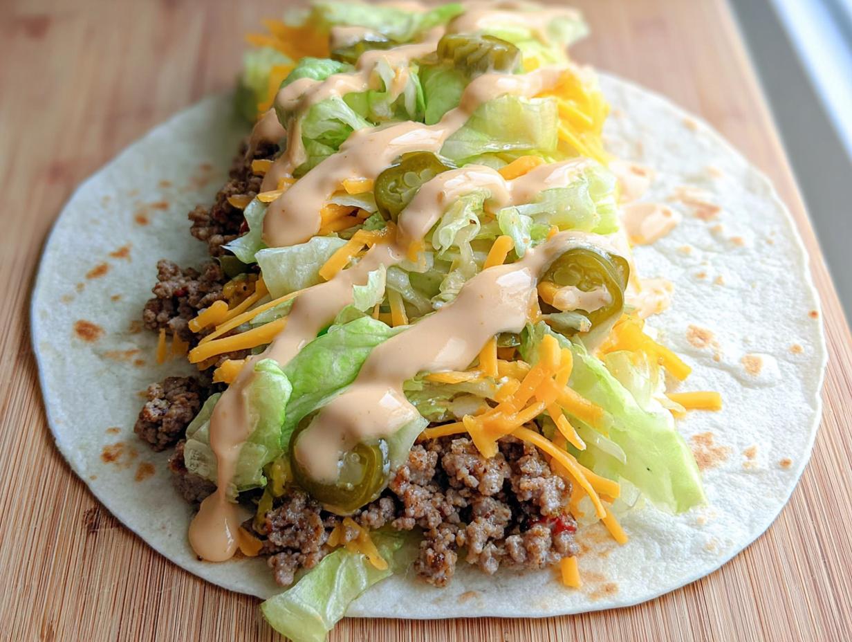 big mac wraps recipe - detail 1