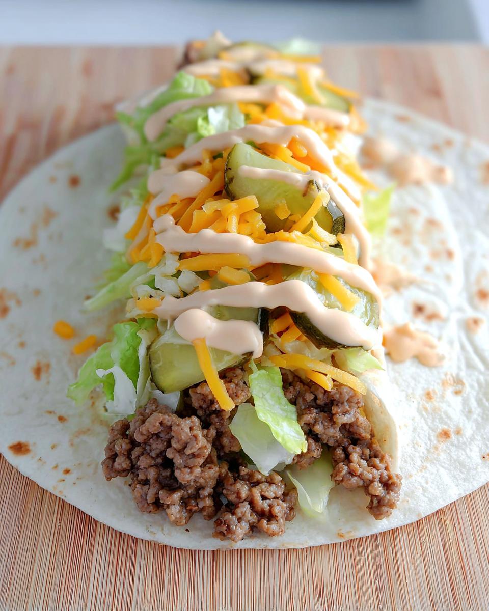 big mac wraps recipe - detail 3
