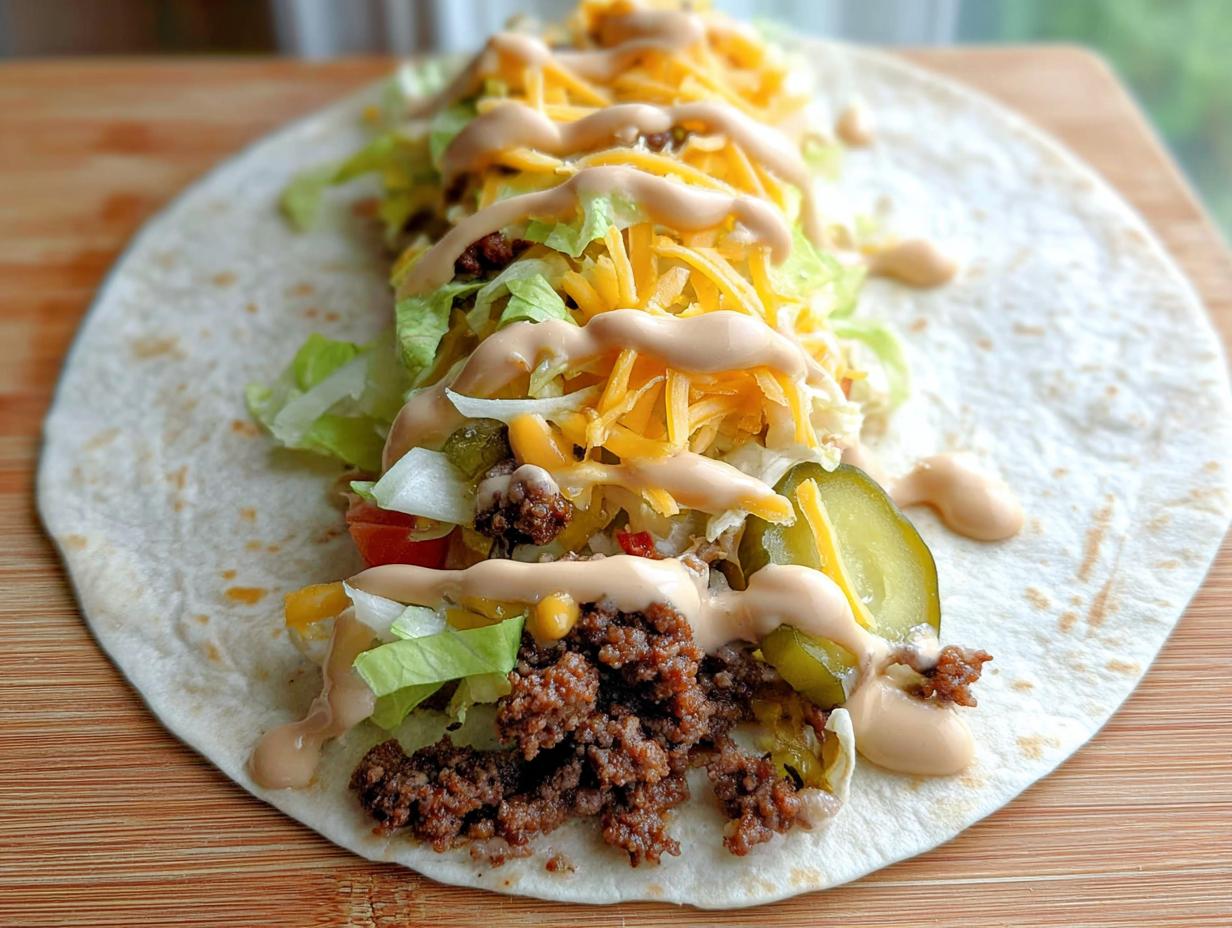 Big Mac Wraps Recipe