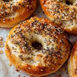 Cottage Cheese Bagels – The Ultimate High-Protein Bagel Recipe You’ll Crave 2 Freshly baked cottage cheese bagels sprinkled with poppy seeds and sesame
