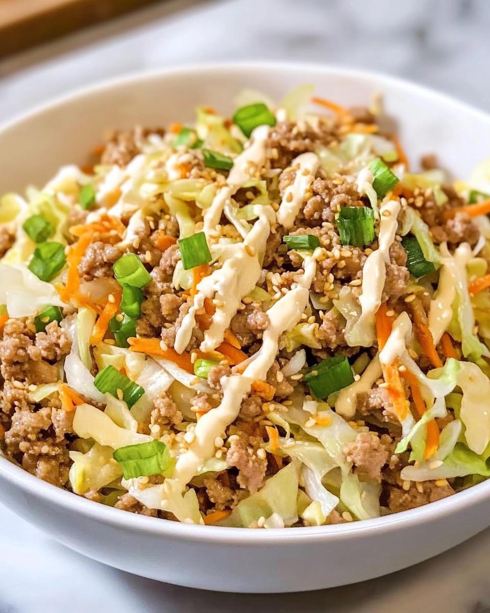 Egg Roll in a Bowl - detail 1