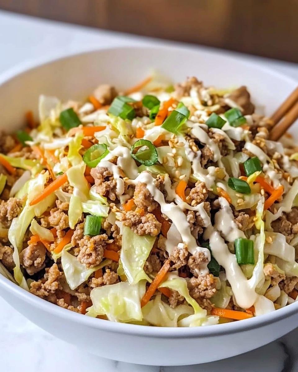 Egg Roll in a Bowl - detail 2