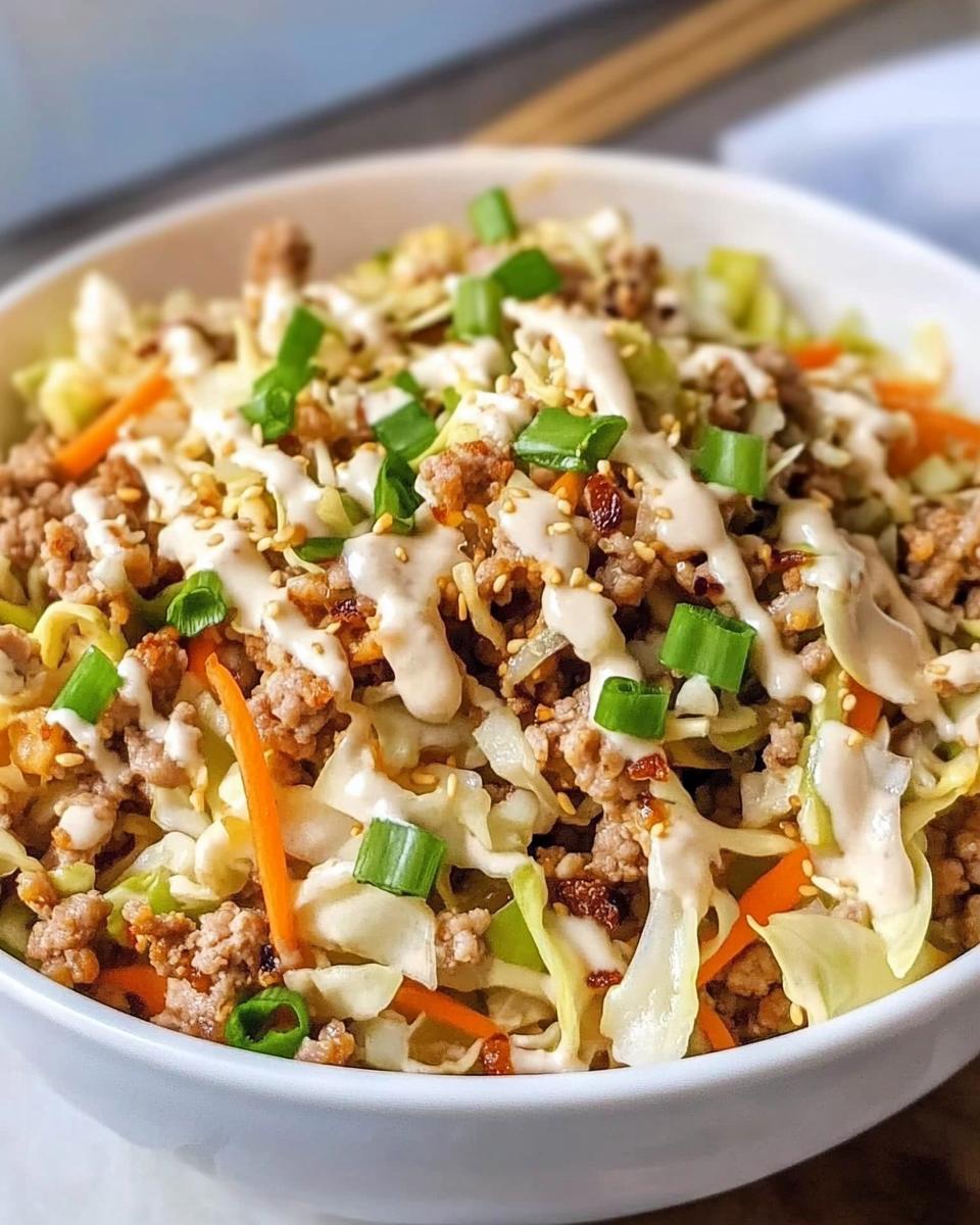 Egg Roll in a Bowl - detail 3