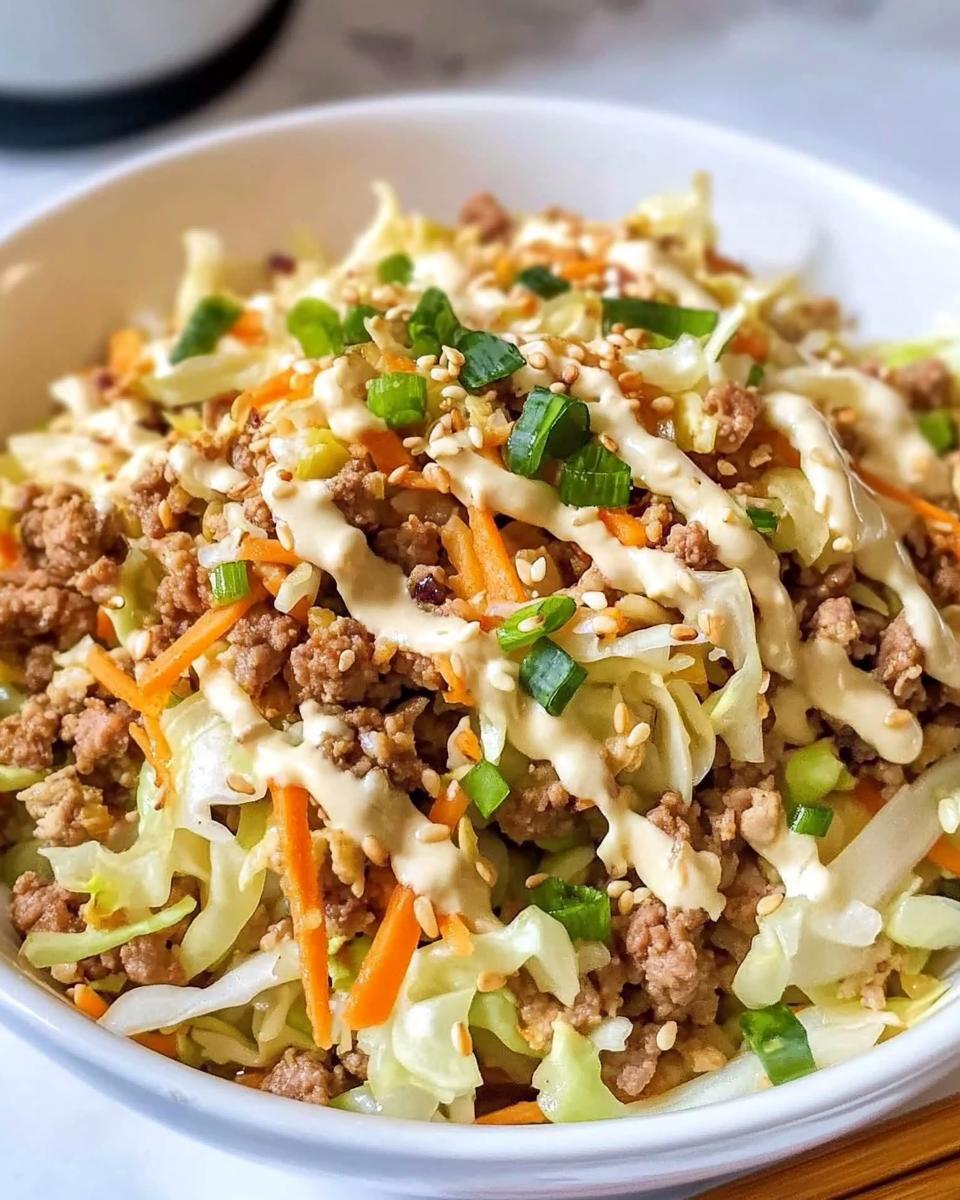 Egg Roll in a Bowl - detail 4