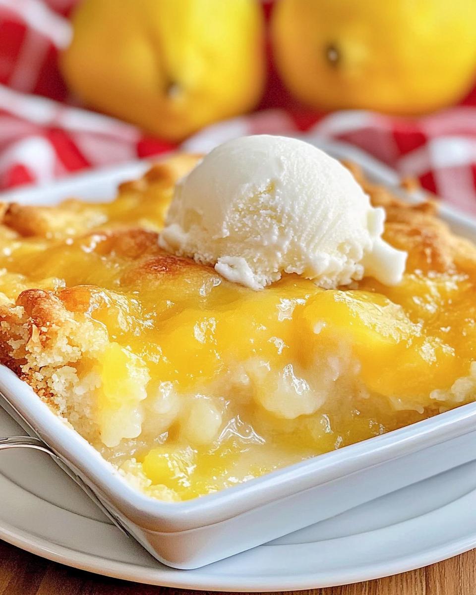 Lemon Cobbler - detail 2