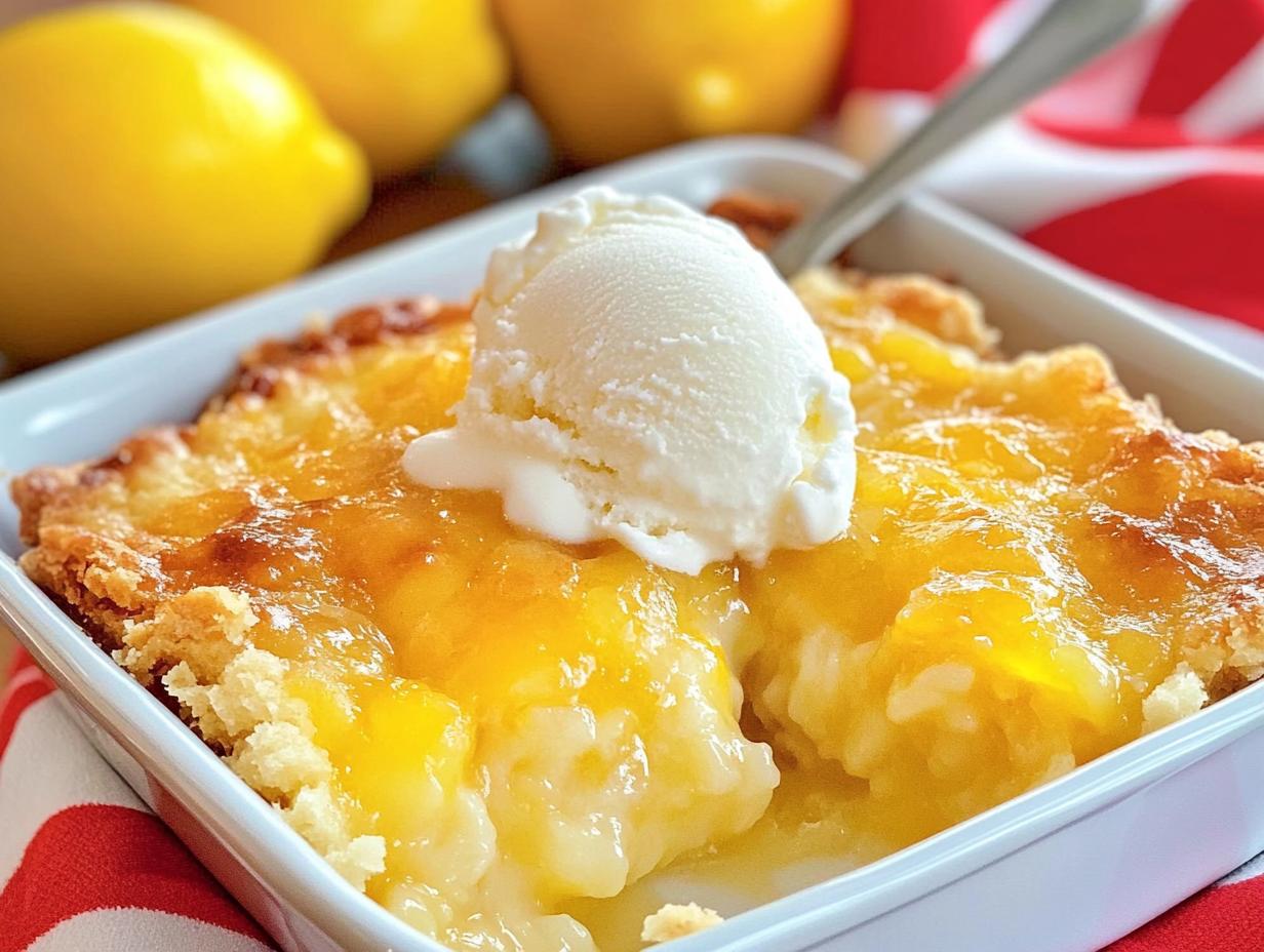 Lemon Cobbler
