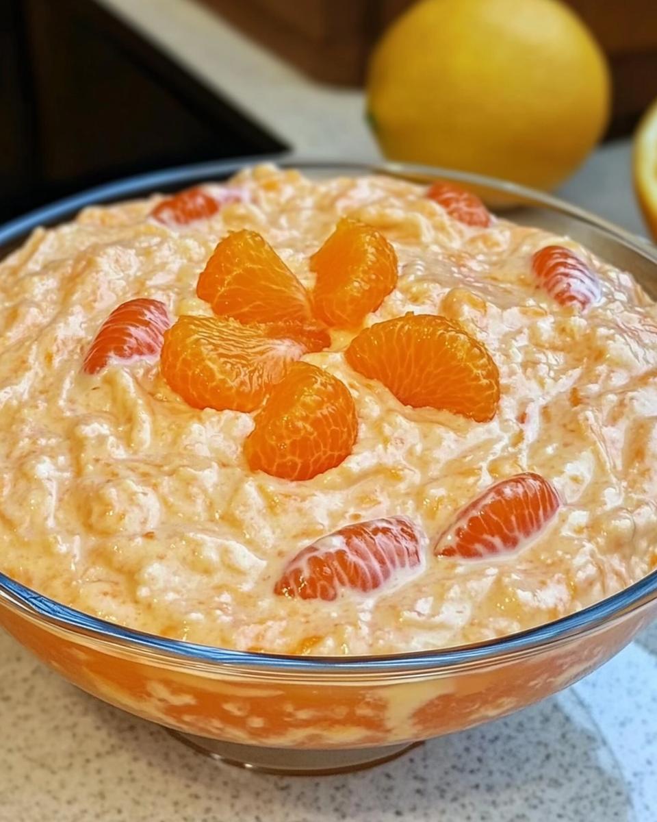 Mandarin Orange Jello Salad - detail 1