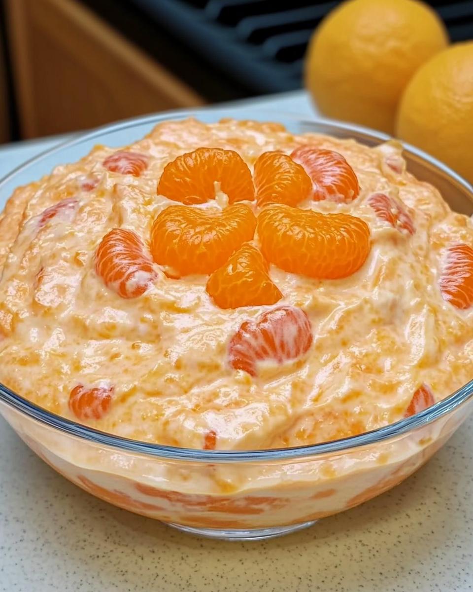 Mandarin Orange Jello Salad - detail 3