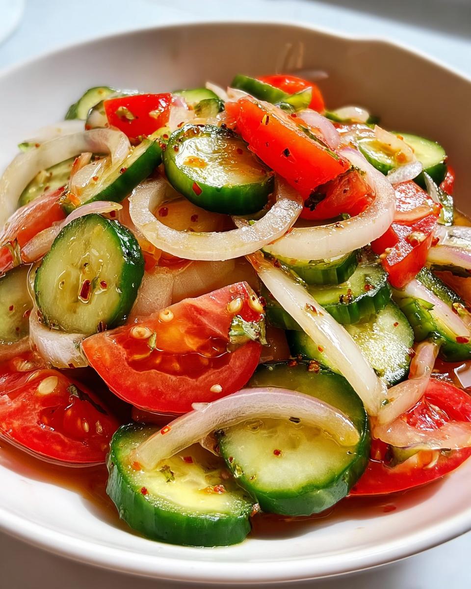 Marinated Cucumber Tomato Salad - detail 1