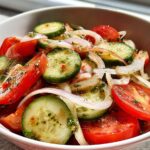 Marinated Cucumber Tomato Salad 8 Marinated Cucumber Tomato Salad