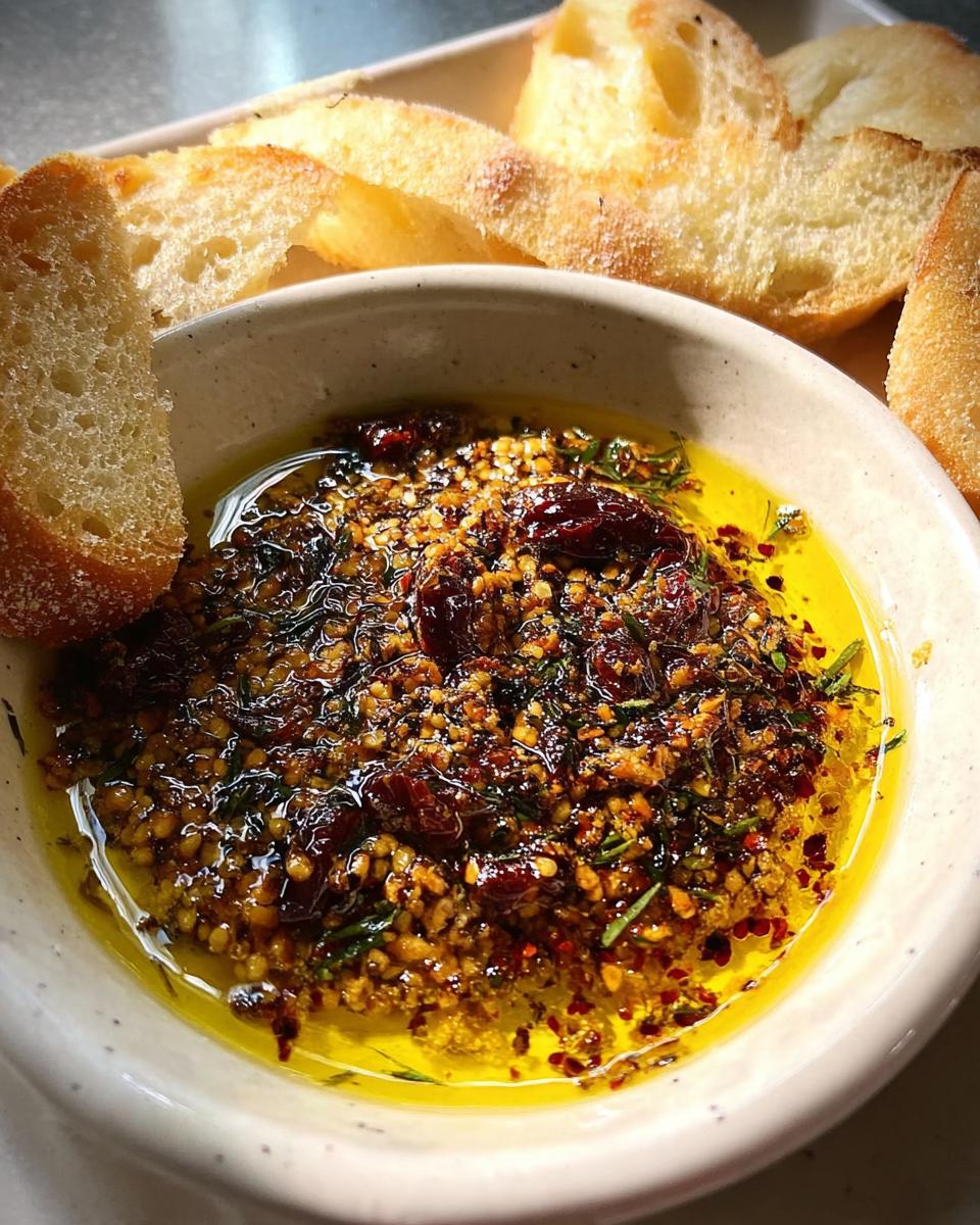 Mediterranean Olive Oil Dip - detail 1