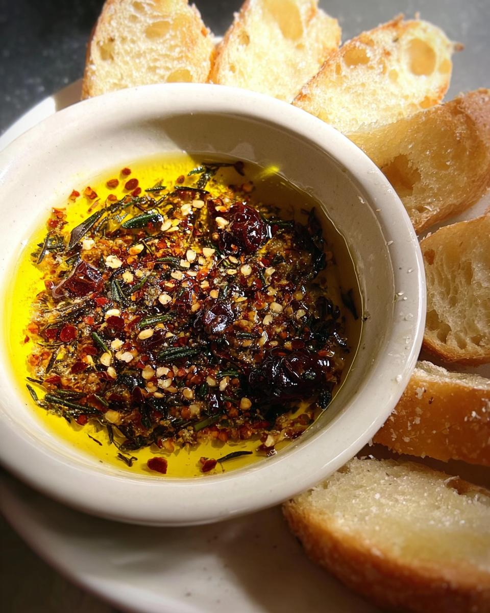 Mediterranean Olive Oil Dip - detail 2